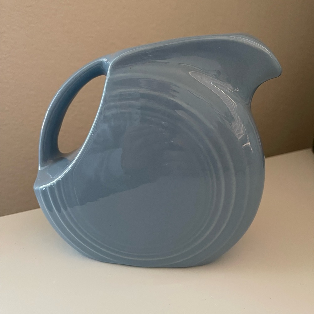 Fiestaware Sky Blue Ceramic Pitcher